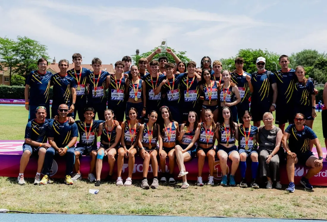 L'atleta del Dinami-k Martina Chaboye es proclama campiona d'Espanya Sub18 amb la Selecció Catalana i guanya e